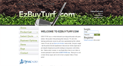 Desktop Screenshot of ezbuyturf.com